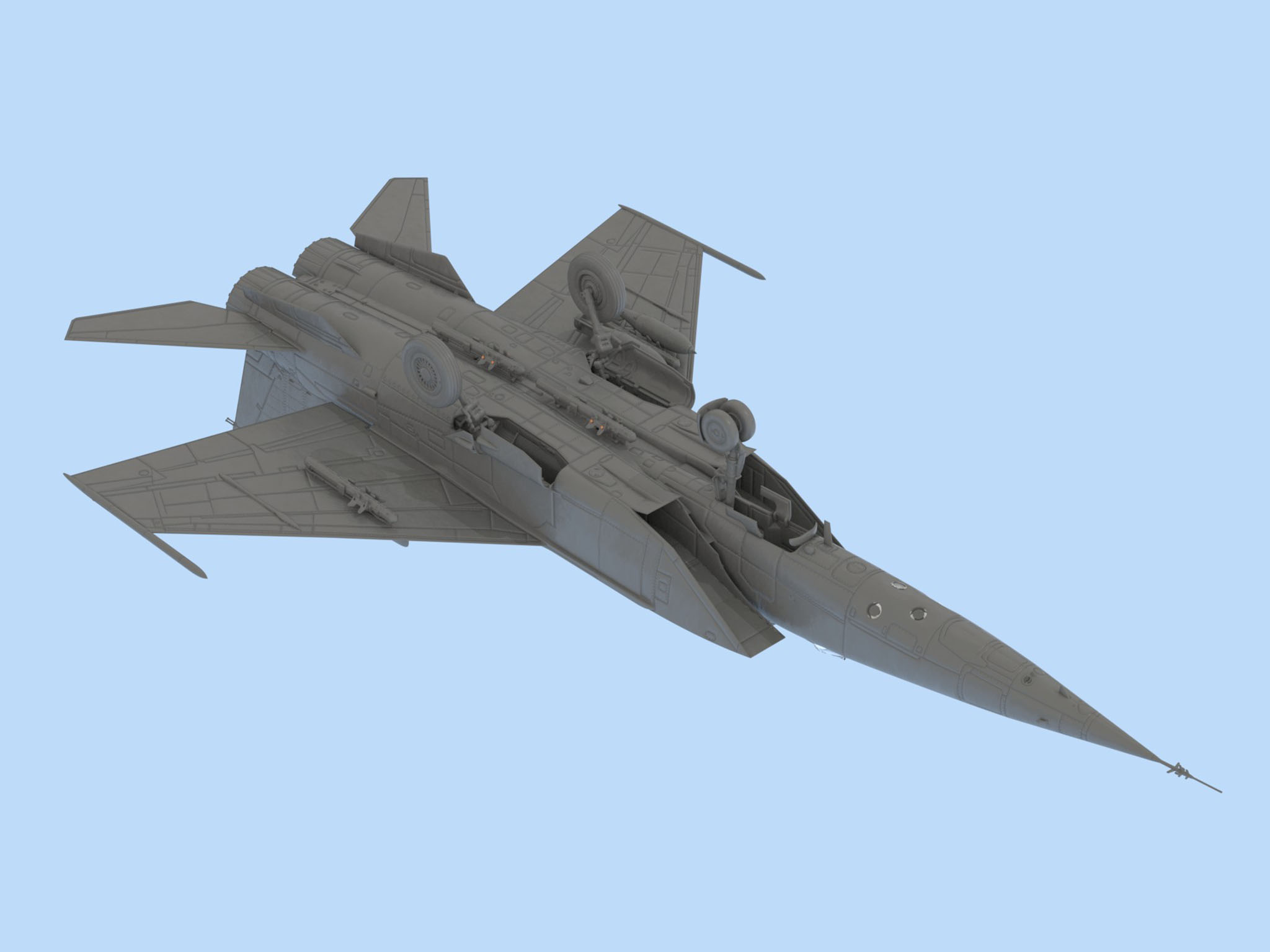 48902 МиГ-25 РБ, Советский самолет-разведчик ICM