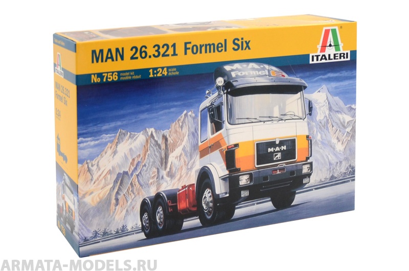 756ИТ Грузовик MAN 26.321 Formel 6 Italeri
