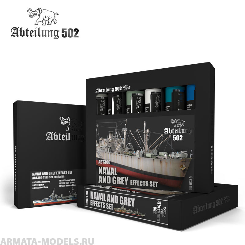 ABT306 Набор масляных красок Naval and Grey Effects Set