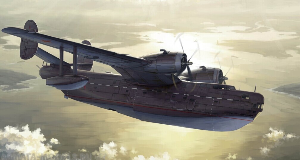 01646 Самолет  Бе-6 (Madge) Trumpeter