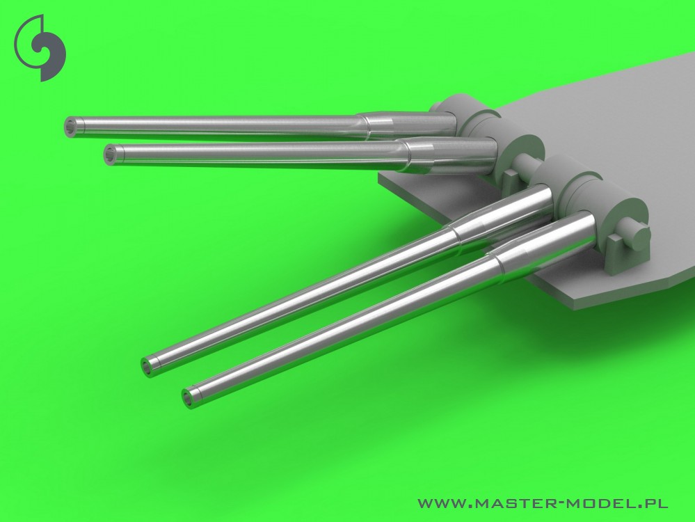 SM-350-101 Вооружение Dunkerque / Strasbourg - 330мм (8шт), 130мм (16шт) стволы со смоляными креплениями (для комплекта Hobby Boss)