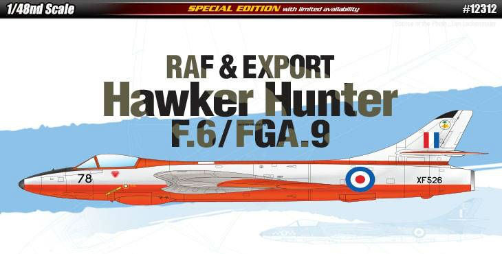 12312 Самолет  RAF & Export Hawker Hunter F.6/FGA.9