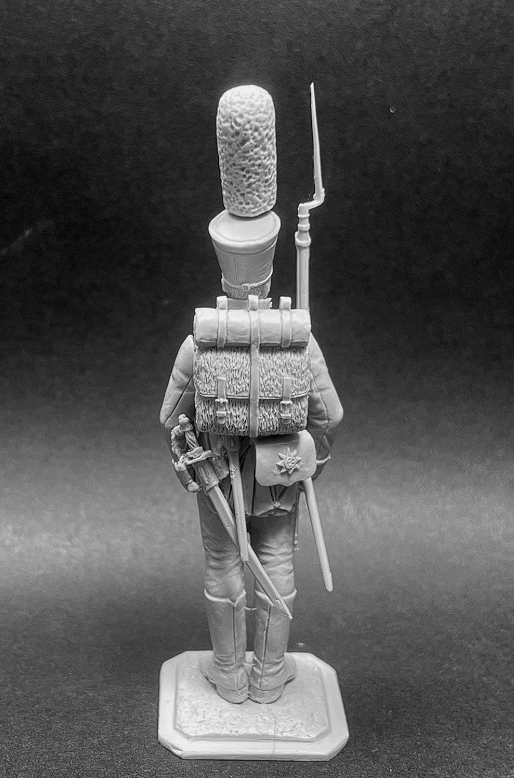 CHM-54376. Унтер-офицер гренадерского батальона полка Пешей Гвардии, Пруссия 1808-13 гг. 54 мм. Материал - смола. Chronos Miniatures