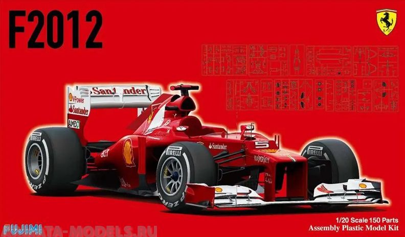 FU09199 Ferrari F2012 Malaysia GP Fujimi