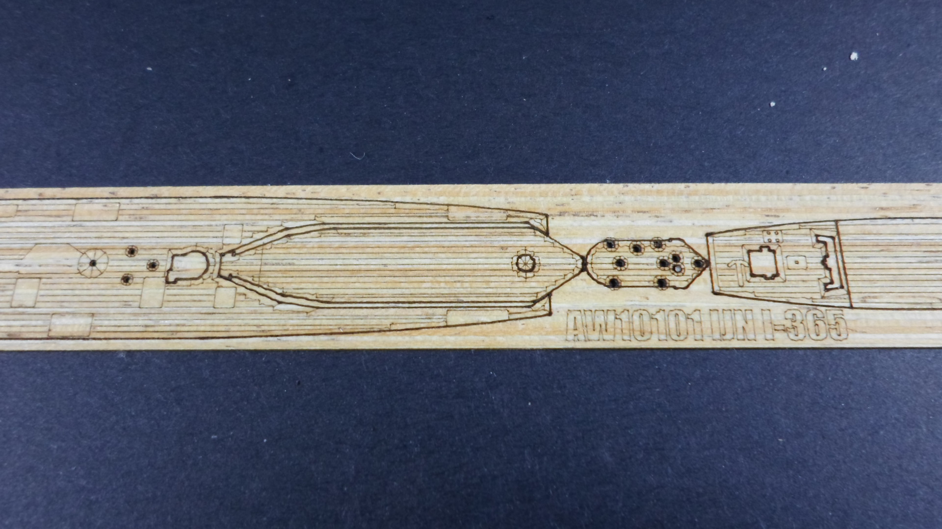 AW10101 Деревянная палуба для IJN Submarine I-365