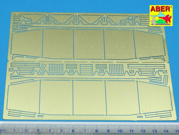 ABR-35-A07  Дополнения для  Side skirts for PzKpfw IV (H.J),Brummbar для  1/35
