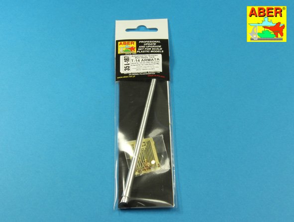 ABR-35-L-187  Дополнения для  Armament for Russian Main Battle Tank T-14 ARMATA barrel for 125 mm 2A82-1M cannon & barrel for 12,7 mm Kord AA MG универсальный набор 1/35