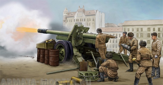 02323 152-мм гаубица-пушка образца 1937 года МЛ-20  стандартная  Trumpeter