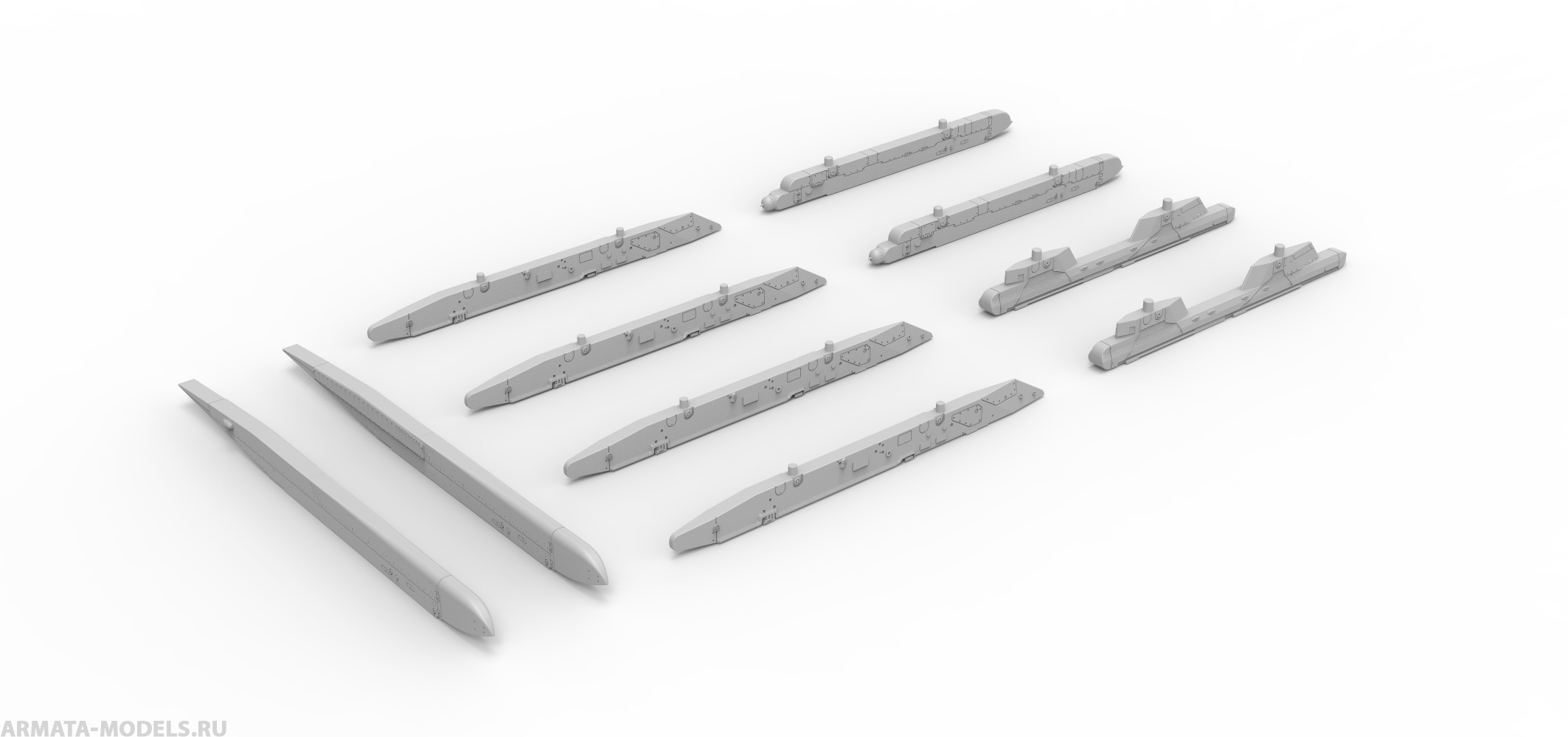 48277-1TMP НАБОР АКУ АПУ для СУ-27, 1/48 