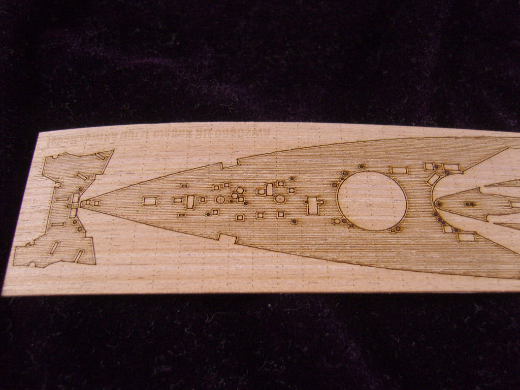 AW20080 Деревянная палуба для IJN Nagato