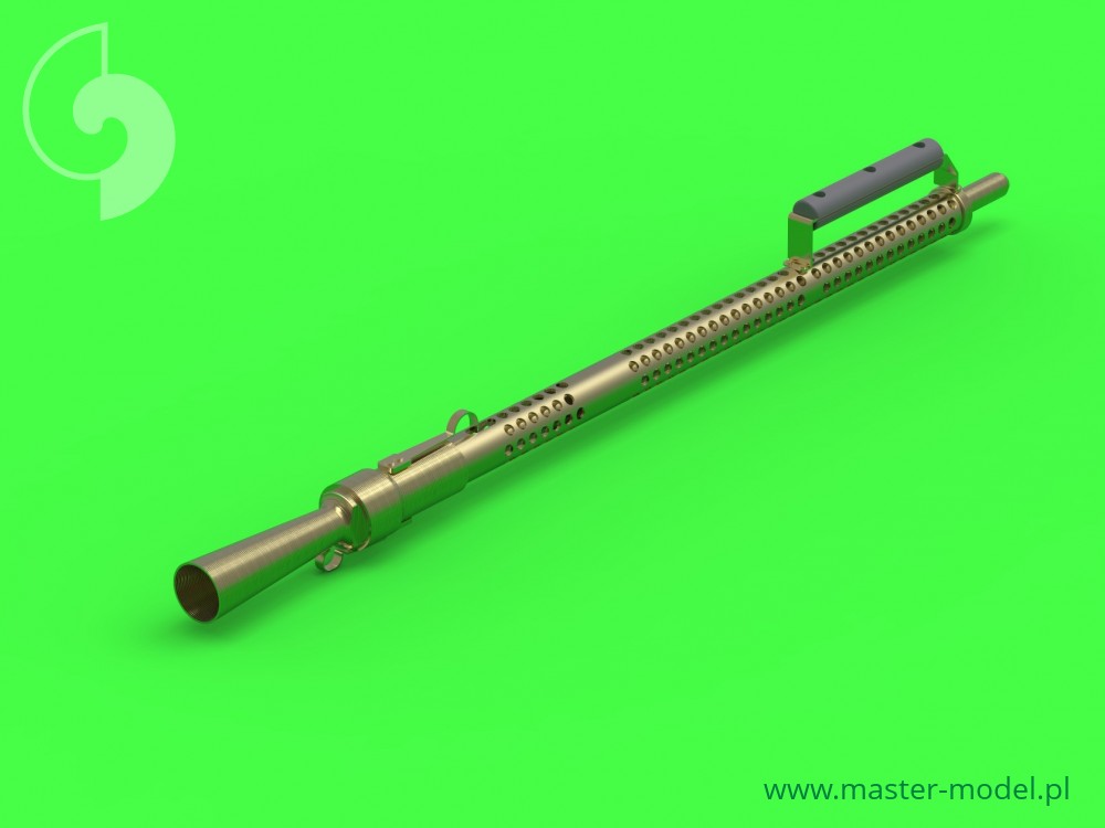 GM-35-010 КПВ - российский 14,5-мм крупнокалиберный пулемет - круглые отверстия для охлаждения - используется в зенитных комплексах ЗПУ-1/2/4 (1 шт.)