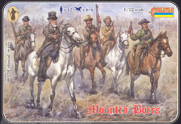 72037ST Фигуры Mounted Boers 1/72 Strelets, 1/72 Strelets