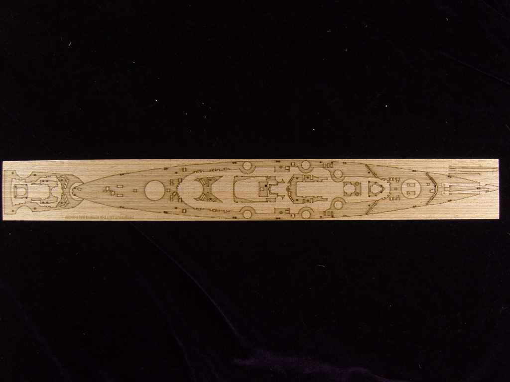 AW20046 Деревянная палуба для DKM Bismarck 26-27 May 1941