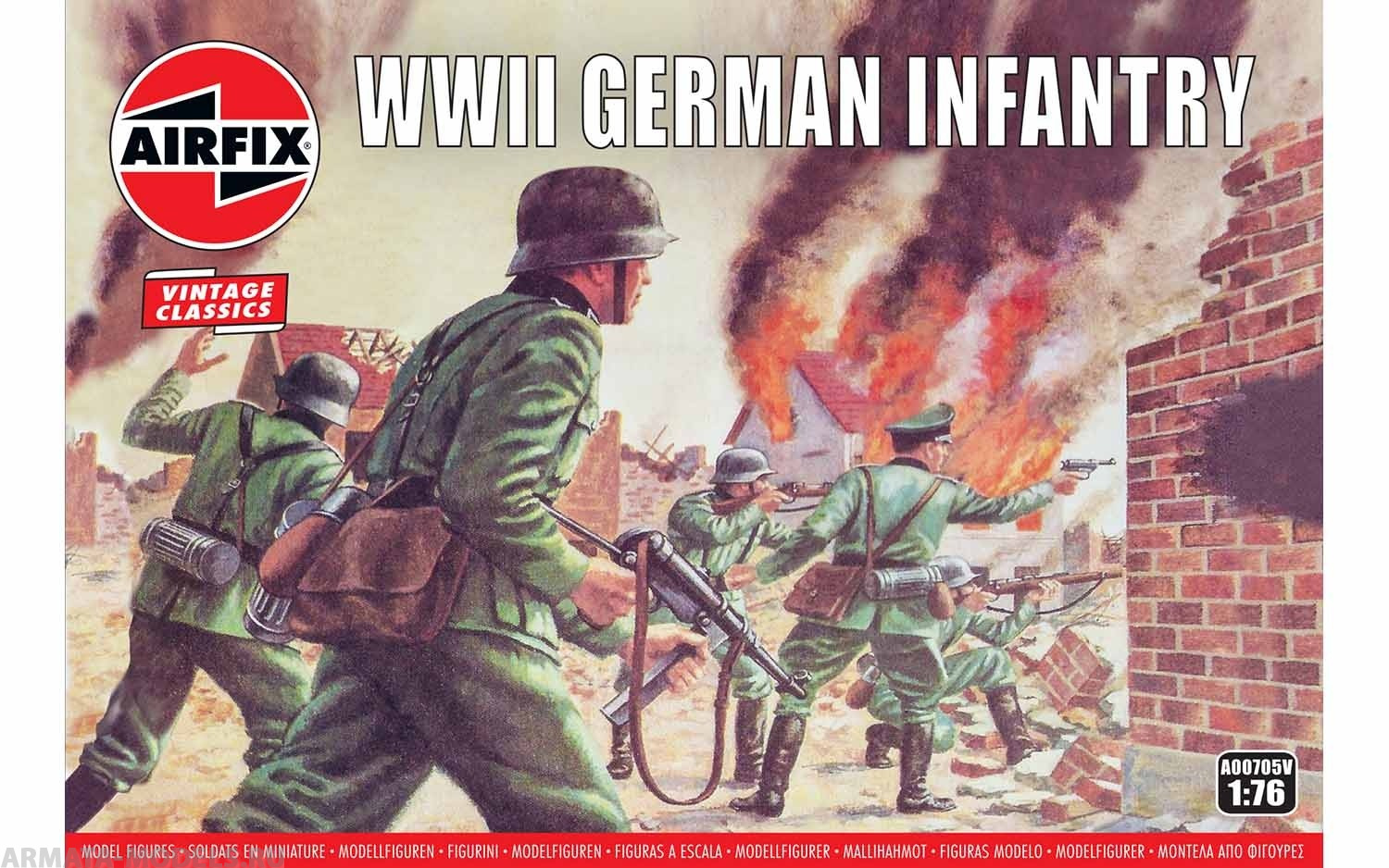 A00705V Фигуры WWII German Infantry Airfix