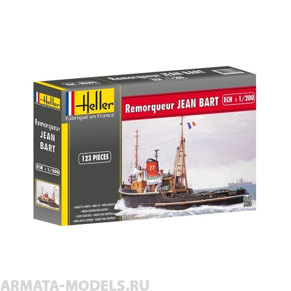 80602 Корабль  Remorqueur Jean Bart  (1:200) Heller
