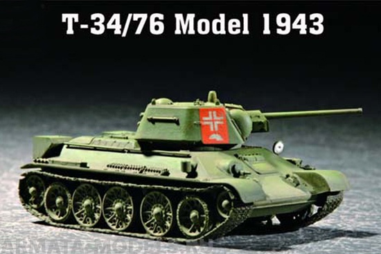 07208 Танк  Т-34/76 мод 1943 г. Trumpeter