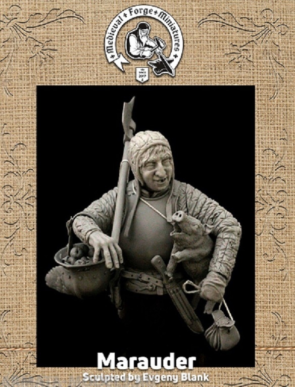 A-001 Бюст Мародер 1/10 Medieval Forge Miniatures