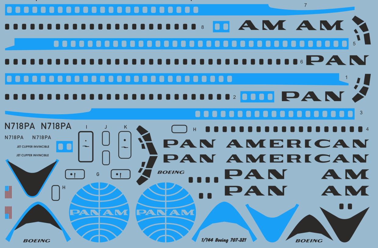 4409 Boeing 707-321 Pan American InScale
