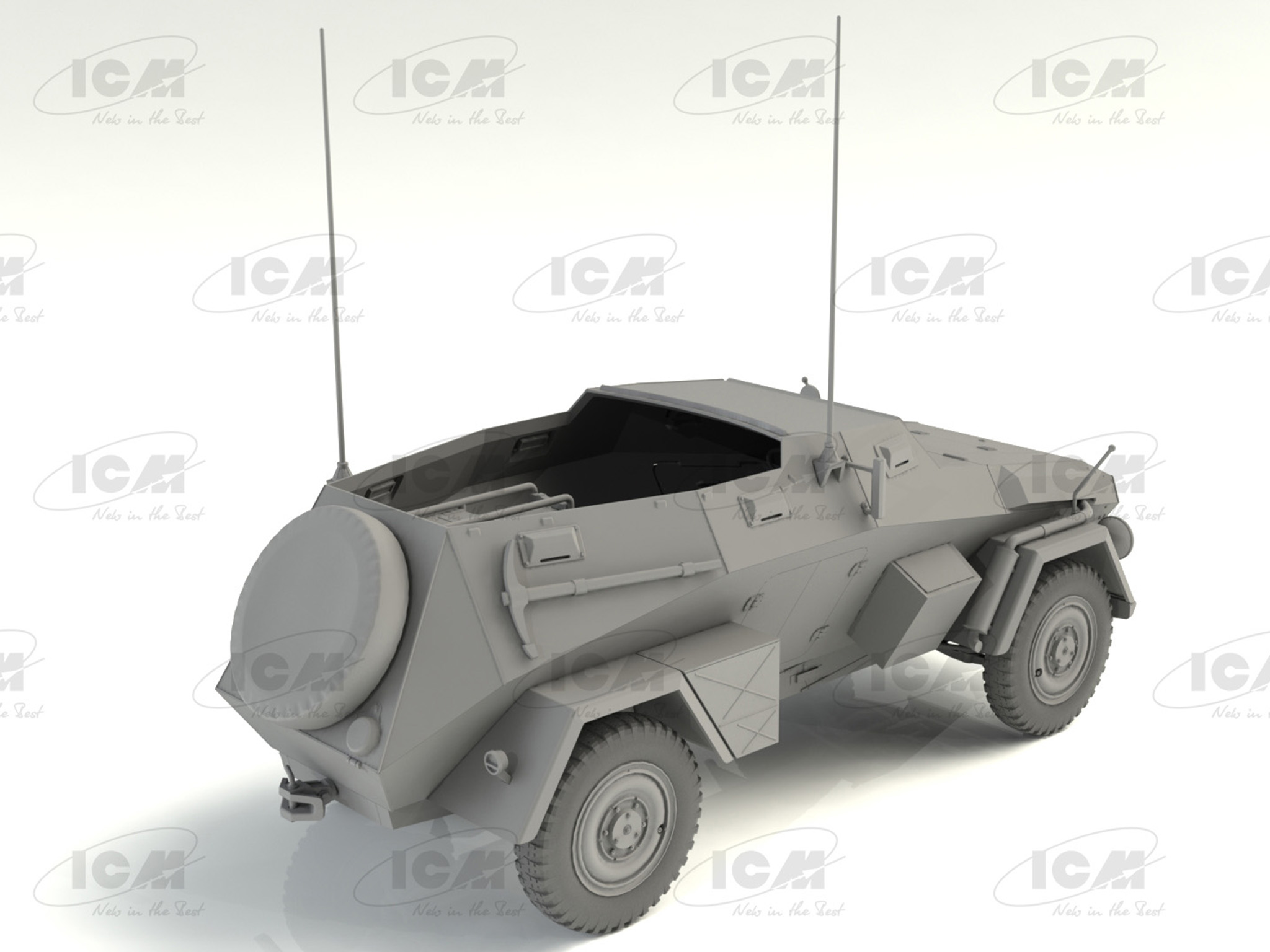 35111 Sd.Kfz. 247 Ausf.B с экипажем ICM