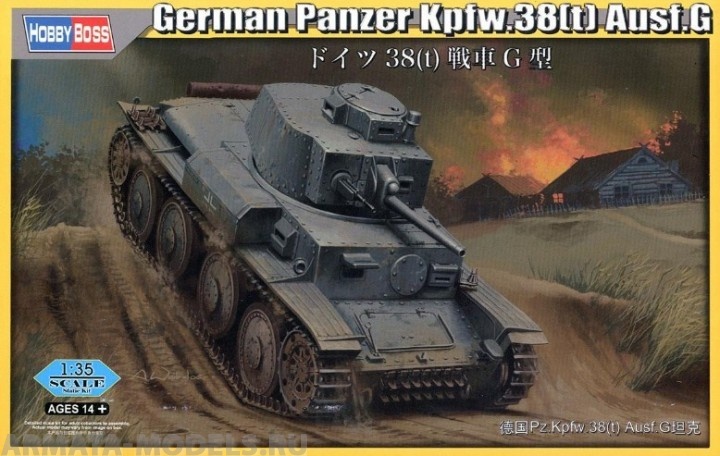 80137 Танк German Panzer Kpfw.38(t) Ausf.G Hobby Boss