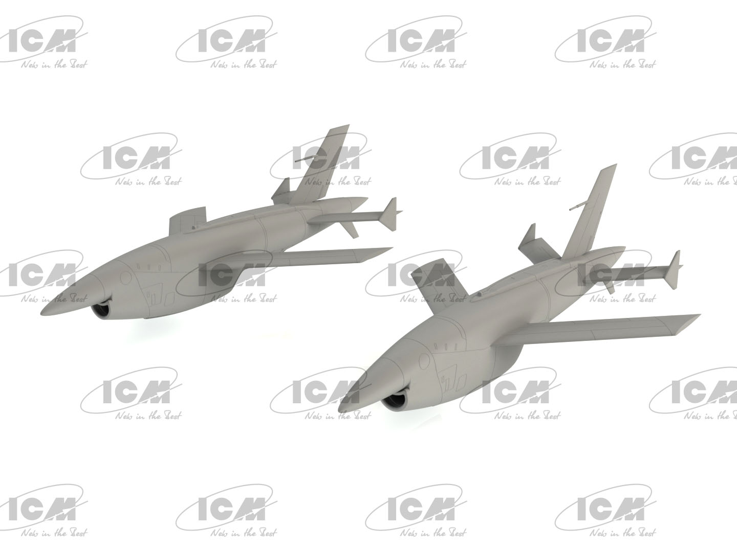 48403 BQM-34А (Q-2C) Firebee, Американский беспилотный самолет ICM