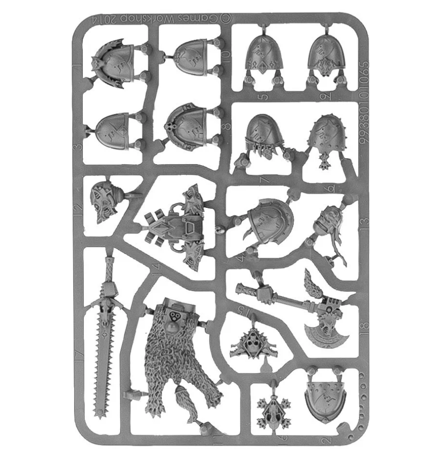 53-80GW Набор улучшений для Космических Волков (Space Wolves Upgrade Pack)