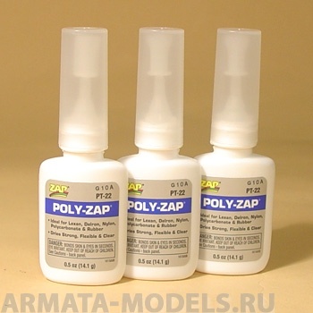 PT22 Циакрилатный клей POLY-ZAP, 14 гр