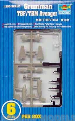 06212 Самолет  TBF/TBM Эвенджер (6шт) Trumpeter