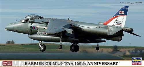 01923 Самолёт Harrier GR Mk.9 FAA 100th Anniversary Limited Edition Hasegawa