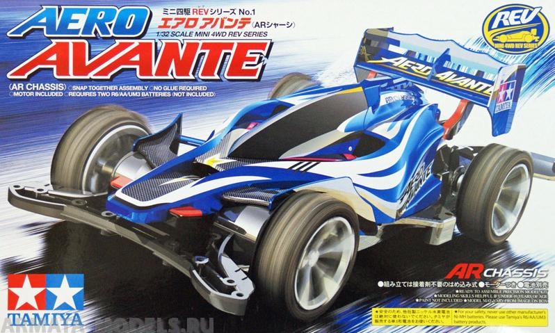 18701 Машинка Aero Avante с электромотором Tamiya