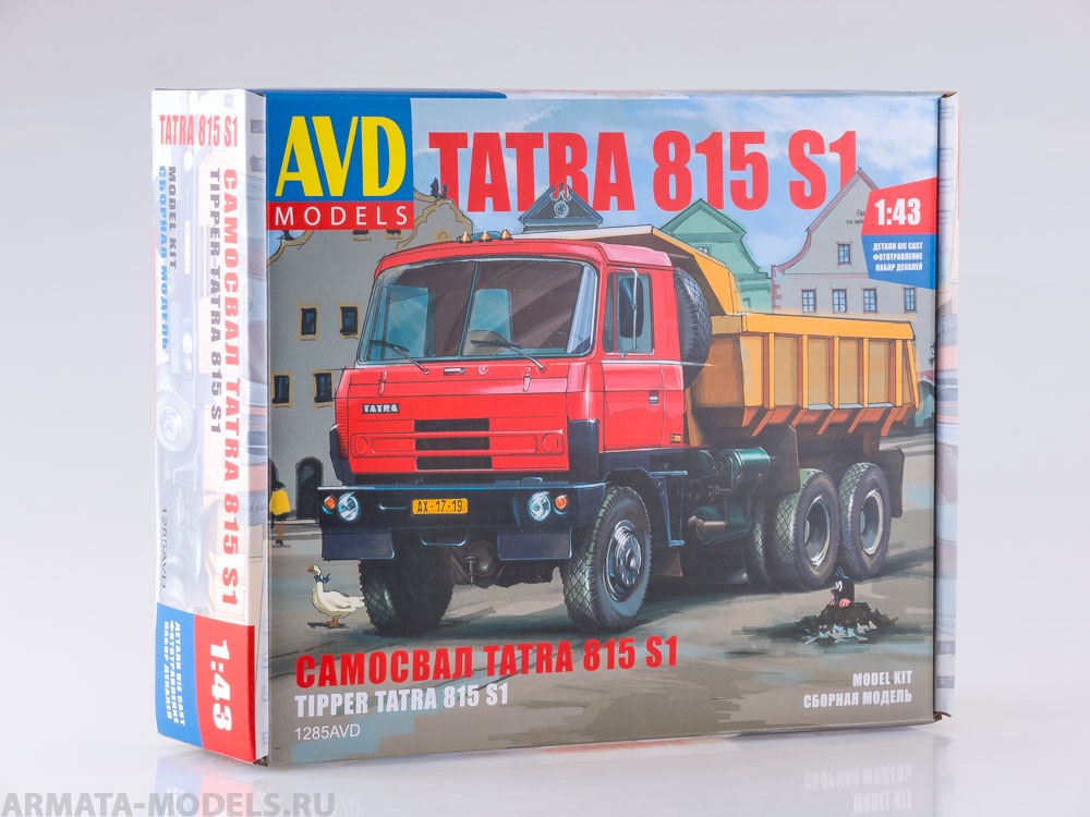1285AVD Сборная модель Tatra-815S1 самосвал AVD Models