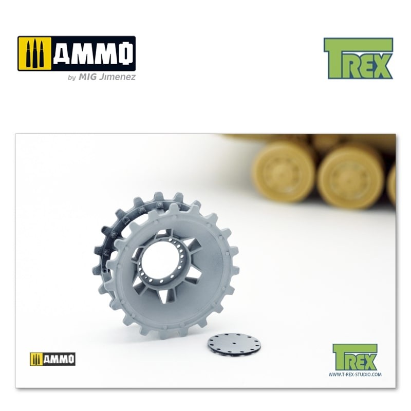 TR35036 Звездочка PzKpfw IV Disassembled Sprocket Set A Late Version
