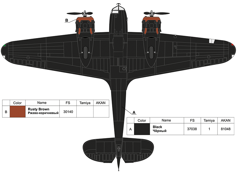 72035 Английский ночной истребитель Бленхейм Мк.I ARK model