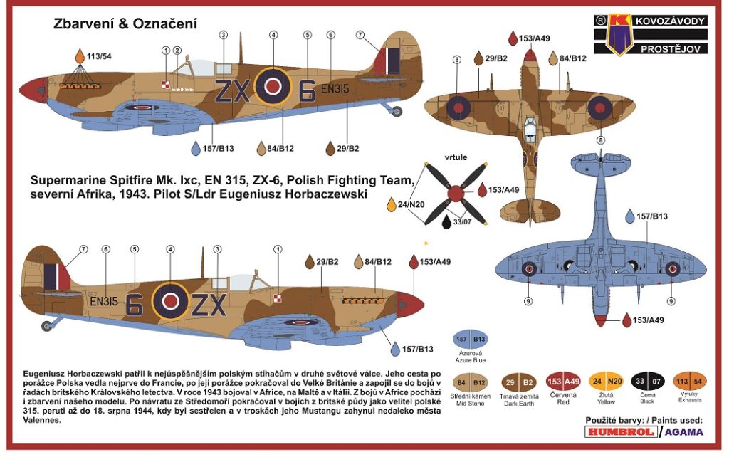 CLK0004 Spitfire Mk .IX KP Models