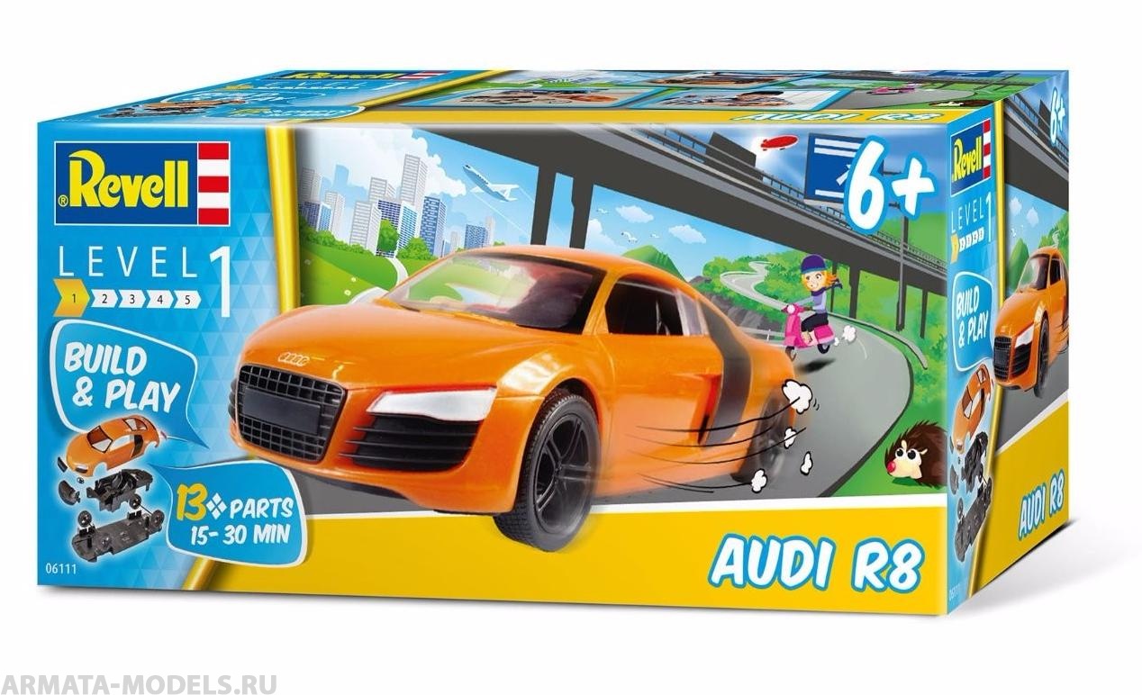 06111Автомобиль Audi R8 Собери и играй Revell