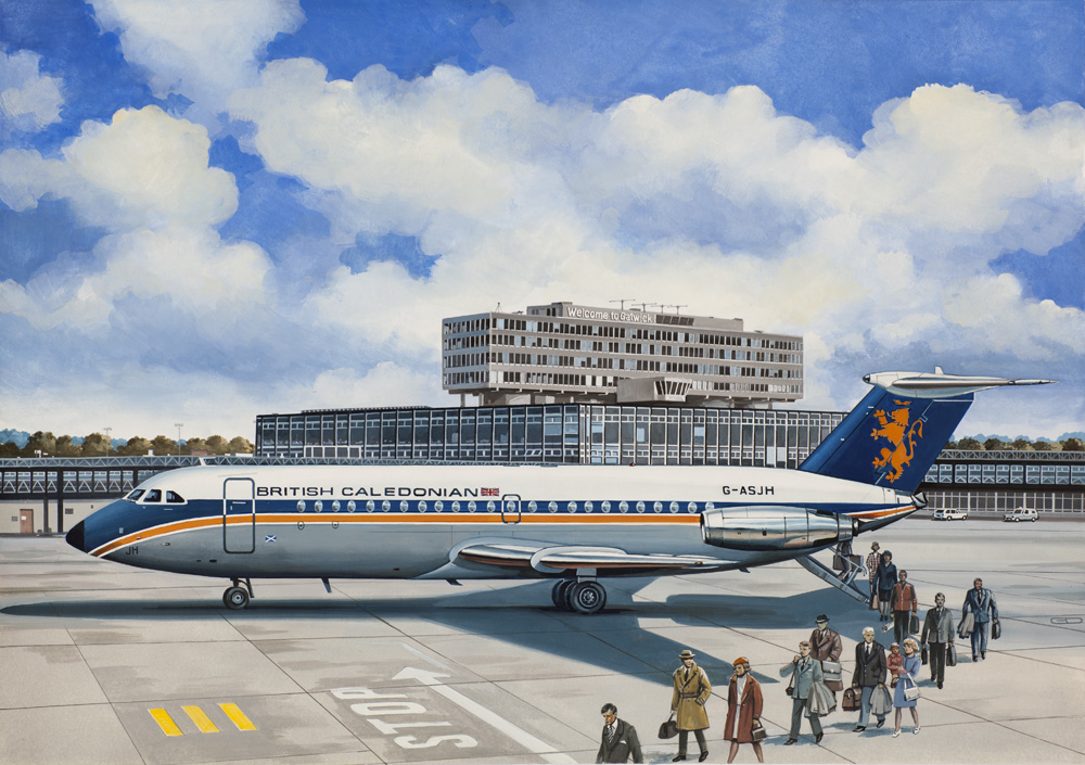 ЕЕ144143_4 Авиалайнер BAC 1-11-200 KLM Восточный экспресс