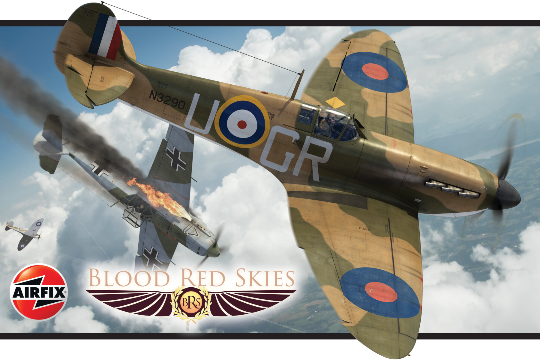 A1500 Набор моделей для настольной игры Airfix Blood Red Skies Airfix