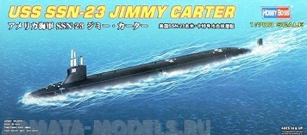 87004 Подводная лодка USS SSN-23 JIMMY CARTER ATTACK SUBMARINE Hobby Boss
