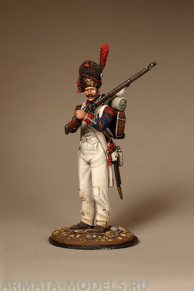 5413SOGA French grenadier line infantry. Battle of Wagram. 1809. SOGA Miniatures