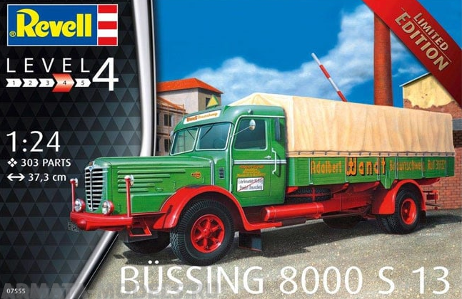07555RE Грузовик Büssing 8000 S 13 Revell