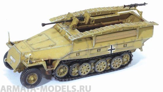 60306Д Бронетранспортер Sd.Kfz.251/7 Ausf.D w/2.8cm sPzB 41 AT Gun, Pz.Lehr Div. Southern Normandy 1 Dragon