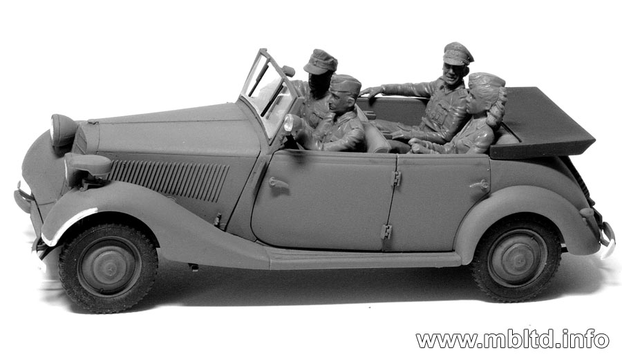 MB3570 Экипаж легковушки, фигуры Master Box (MB)