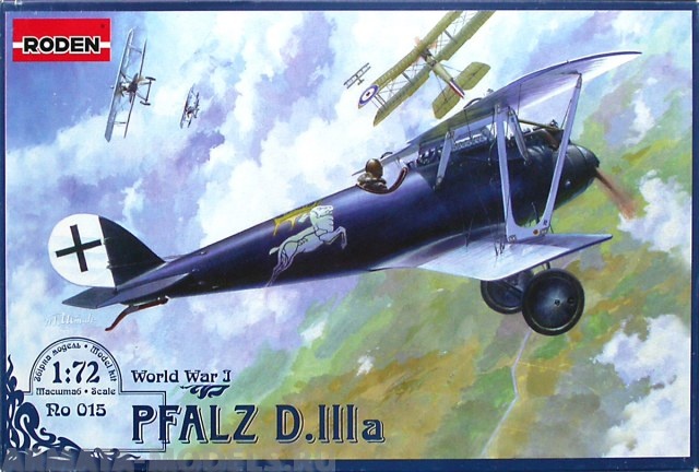 Rod015 Самолет PFALZ DIIIA Roden