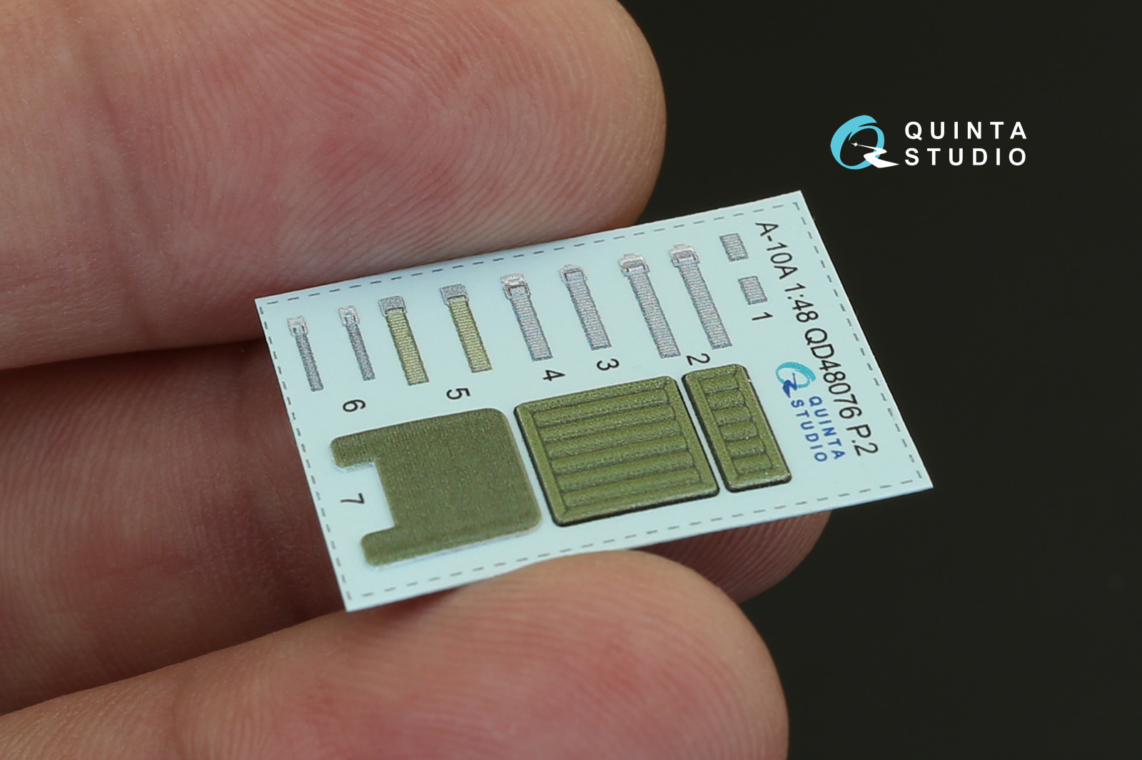 QD48076 3D Декаль интерьера кабины A-10A (для модели Italeri) Quinta Studio