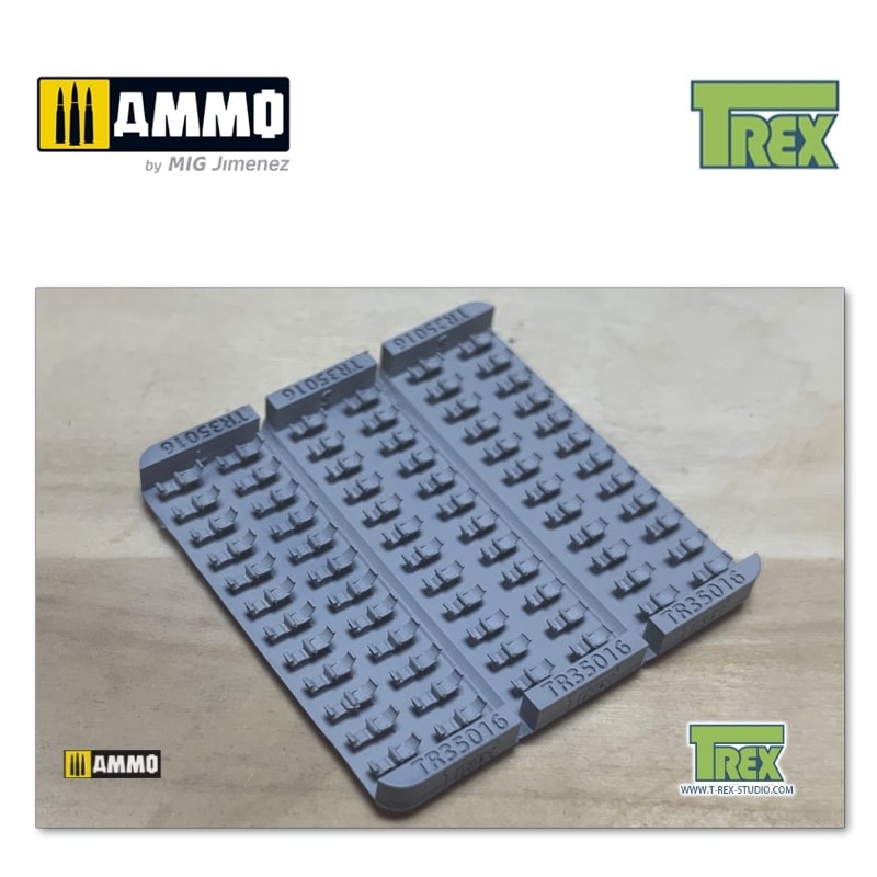 TR35016 Зажимы Opened Clamps for German Panzer (Type 2)