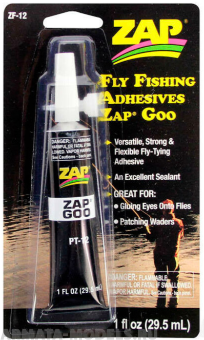 ZF12 Клей Zap Goo для рыбаков, 29,5 мл.