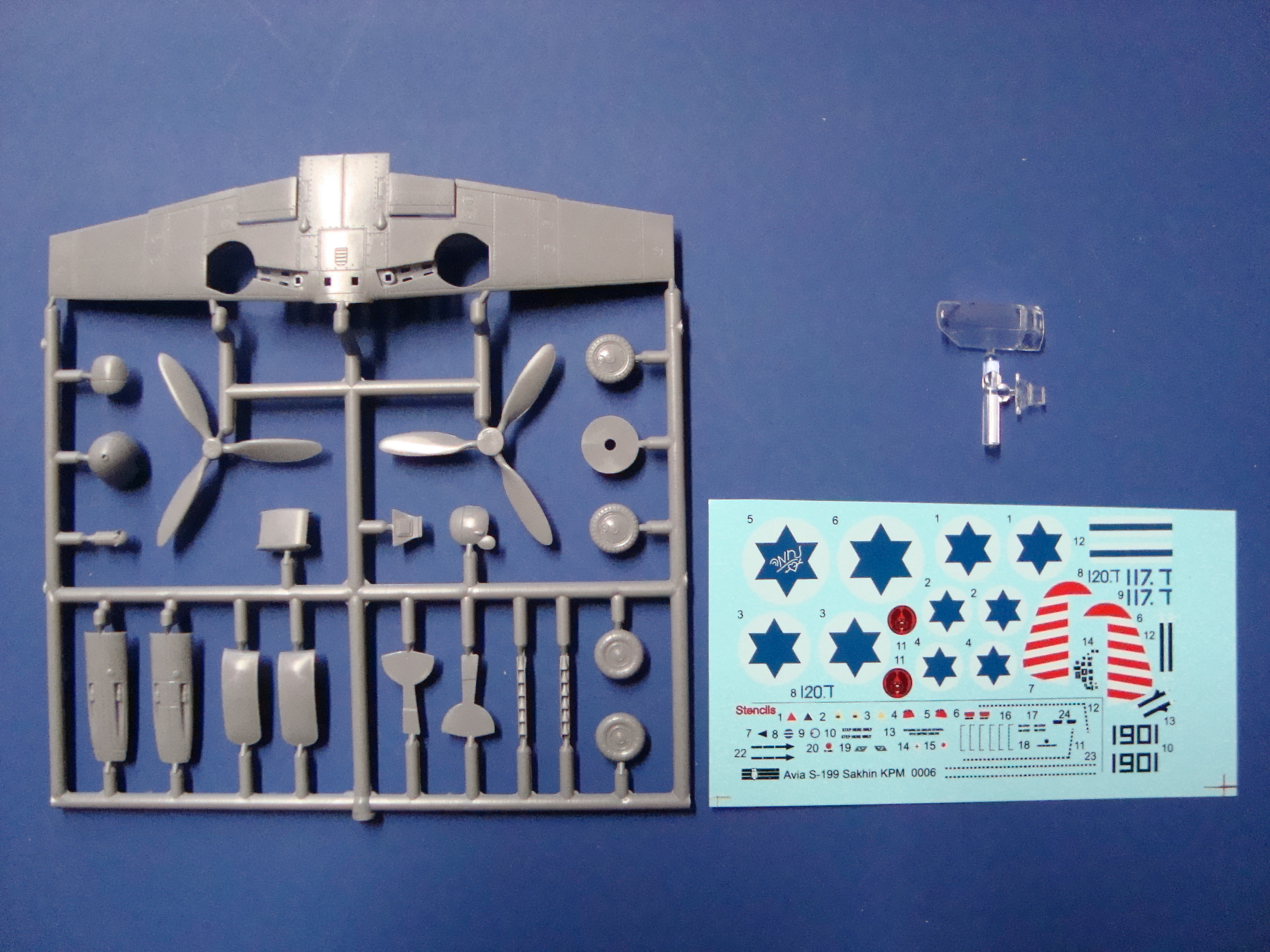 KPM0006 Avia S-199 Late Izrael KP Models