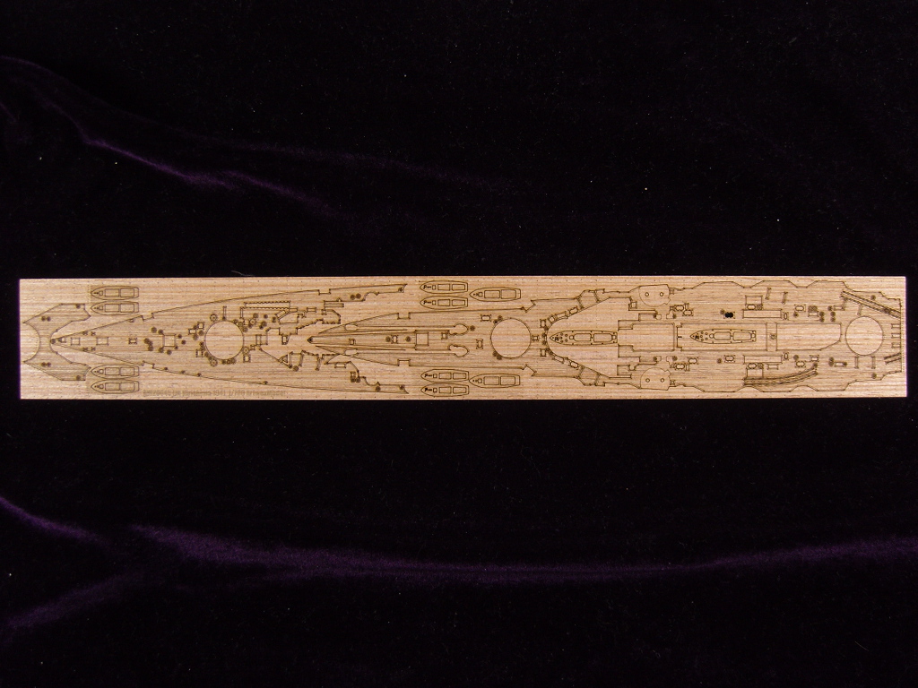 AW20045 Деревянная палуба для IJN Kirishima 1941