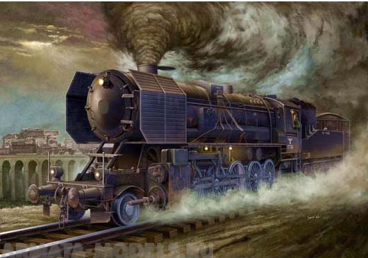 00210 Паровоз  BR 52  Trumpeter