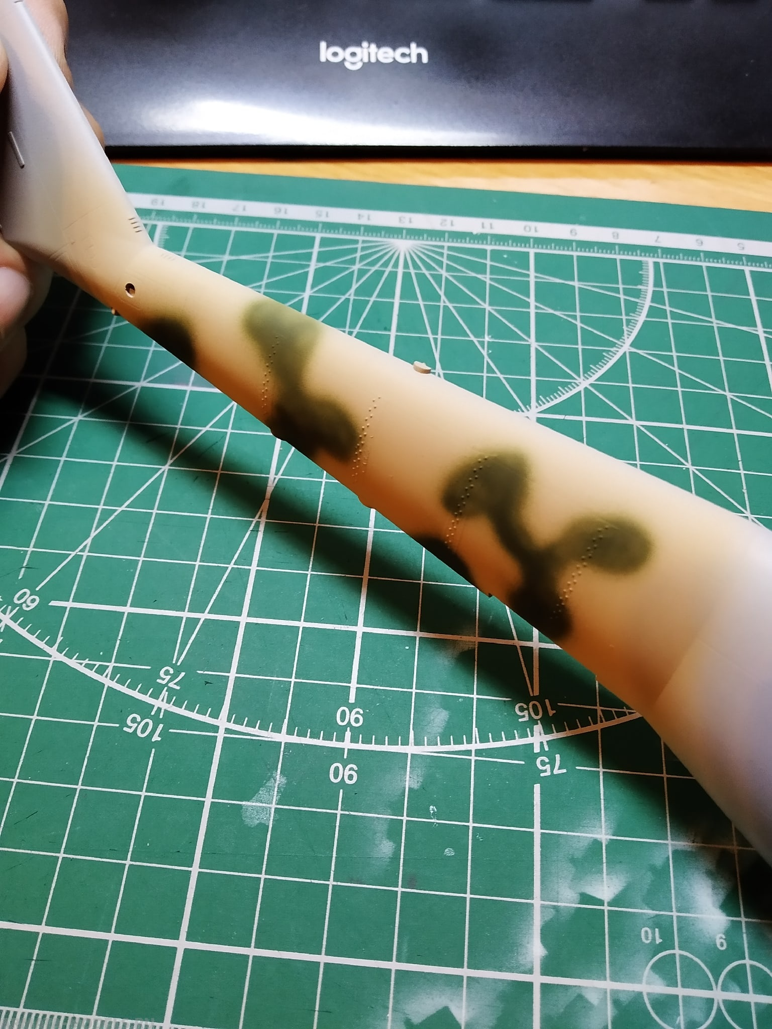 AM7300 Декаль для имитации заклепки объемная зигзаг широкий, 1/72